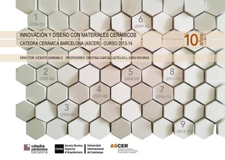 Cartel de la dcima edicin de la Ctedra Cermica de Barcelona