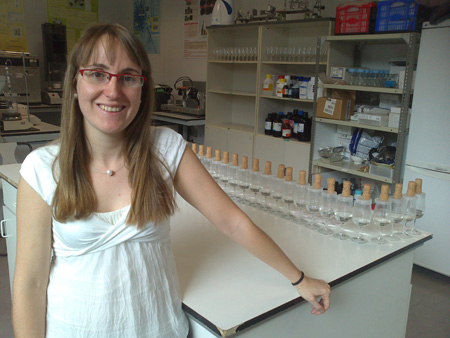 Laura Cano, gerente del laboratorio Cork Center