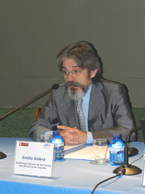Emilio Sidera, subdirector general de Ordenacin y Normativa del Ministerio de Fomento
