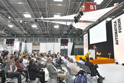 Forum de exposiciones en Automatica 2012