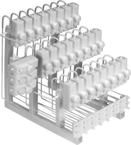 Block distributor of valve of ball