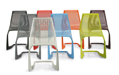 Las sillas Myto elaboradas por el diseador Konstantin Grcic y el fabricante italiano de muebles Plank en colaboracin con BASF...