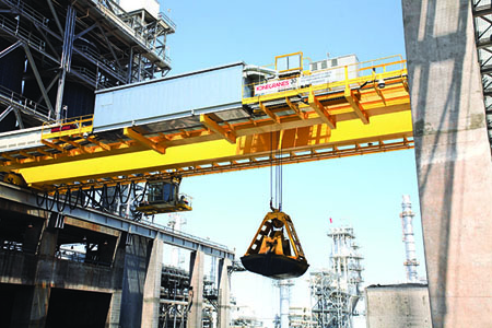 Gras de coque de Konecranes trabajando