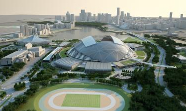 El Cubo de Deportes de Singapur en Kallang, estar abierto en abril de 2014, con una capacidad para 5,000 personas...