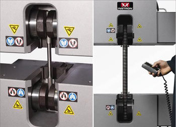 The new mordazas hydraulics of double lateral action of Instron incorporate the technology DuraSync...