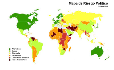 Mapa de riesgo poltico