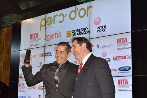 Granja Cassany (Lleida), ganadora del Porc d'Or con Diamante 2013
