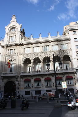 Casino of Madrid, main faade in where they Receive celebrated his Asambla Annual 2013
