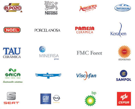 Some of the companies cogeneradoras