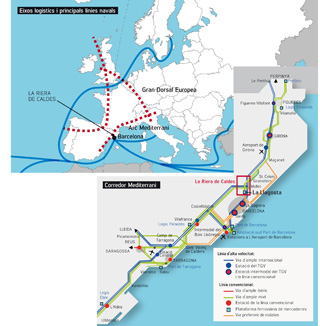 En los prximos aos La Llagosta acoger una estacin ferroviaria intermodal...