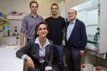 De izquierda a derecha, Maria Pau Ginebra, David Pastorino, Yassine Maazouz y Francesc Xavier Gil