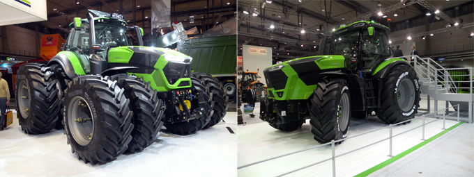 The series 9 and 11, two authentic 'monsters' in the stand of Deutz-Fahr