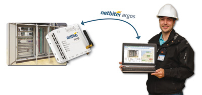 La pasarela de comunicaciones Netbiter EC350 proporciona comunicacin a instalaciones en campo mediante Ethernet o redes celulares a un servicio...