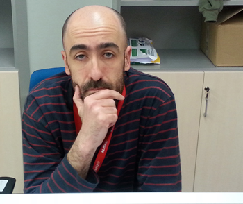 lvaro Peralta, cientfico del Servicio General de Espectrometra de Masas de Nucleus de la Universidad de Salamanca