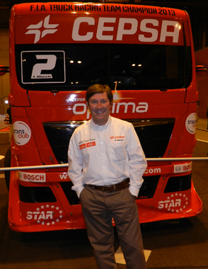 Antonio Albacete, piloto del Cepsa Truck Team