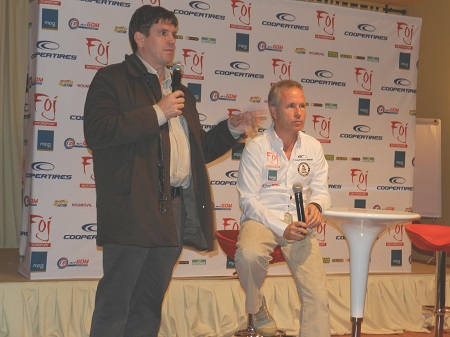 Xavi Foj, durante la presentacin del equipo Foj Motorsport Coopertires