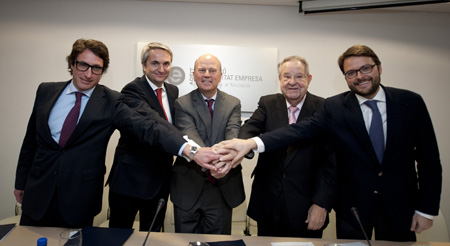 Firma entre el Ivace y las Fundaciones Universidad-Empresa