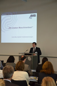 Gunnar Mey, director del proyecto de la AMB para herramientas de precisin y perifricos, Messe Stuttgart. Foto: Mav