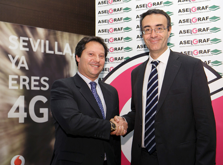 Acuerdo entre Aseigraf y Vodafone Espaa