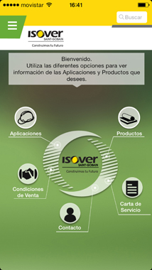 App 'Soluciones de Aislamiento Isover'