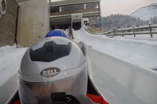 Bertrand Sicot, CEO de SolidWorks vivi en primera persona la experiencia de lanzarse a ms de100 km/hora en un bobsleigh...