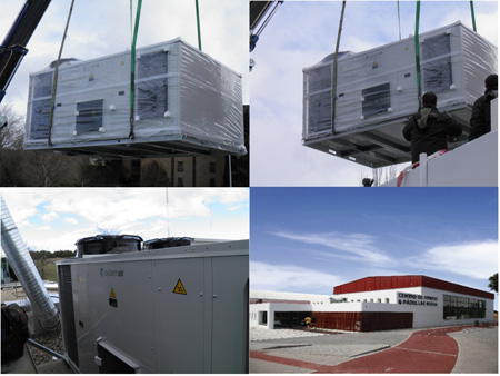 Instalacin del Roof-top SYSRT-95 en el Centro de Fitness & Padel de Las Rozas