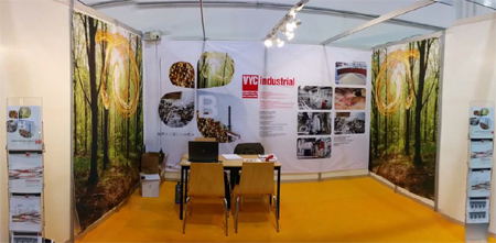 Stand de VYC Industrial en la III Fira de la Biomassa Forestal de Catalunya
