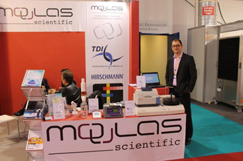 Stand de Moulas Scientific y TDI en la Feria Oenorama (Atenas 7-10 de marzo de 2014)