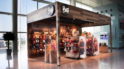 Nueva tienda Buff en la Terminal 1 del Aeropuerto de Barcelona