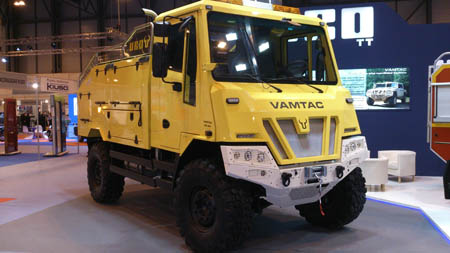 Urovesa present el nuevo Vamtac CK-9.5, equipado con caja automtica Allison de la Serie 1000, 6 velocidades, en Sicur 2014...
