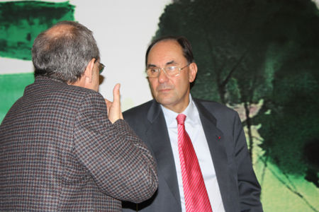 Alejo Vidal-Quadras, vicepresidente del Parlamento Europeo, una vez concluida su intervencin
