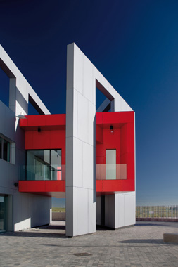Paneles arquitectnicos Vivix con color blocking