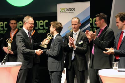 Entrega de Premios en JEC Europe. Todas las fotos del presente tema tienen el Copyright Group 2014 (JEC Europe)