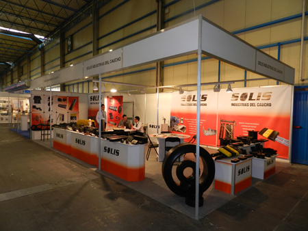 Stand Of Solis Industries of the rubber in Smopyc 2014