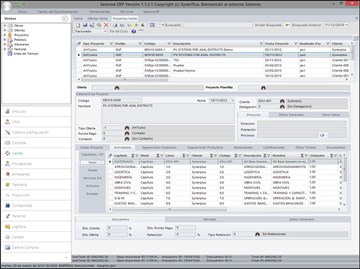 ERP trabajando con estructuras mecnicas