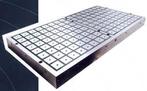 Magnetic plates for milling machines