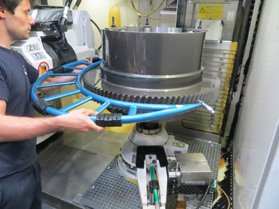 Engranaje de 850 mm de dimetro para fabricante de mquina herramienta