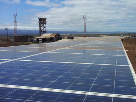 Instalacin fotovoltaica en el aeropuerto de Baltra