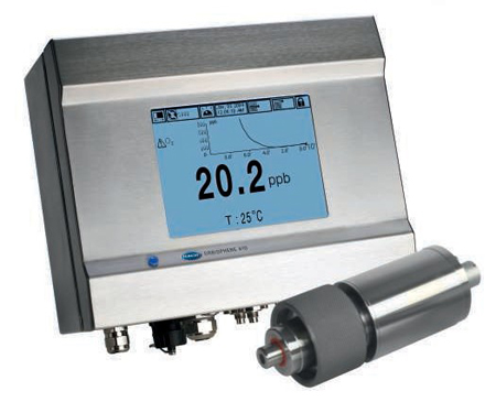 Sensor de oxgeno online Orbisphere K1100 y controlador Orbisphere 410