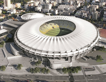 Estadio Maracan en Ro de Janeiro (derechos de autor: Fernandes Arquitectos)