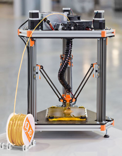 Primer tribofilamento para impresoras 3D del mundo desarrollado especialmente para aplicaciones en movimiento. Foto: Igus GmbH...
