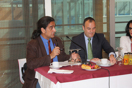 Lus Guijarro, periodista medioambiental, y Santiago Molina, director de Formacin del Instituto Superior del Medioambiente (ISM)...