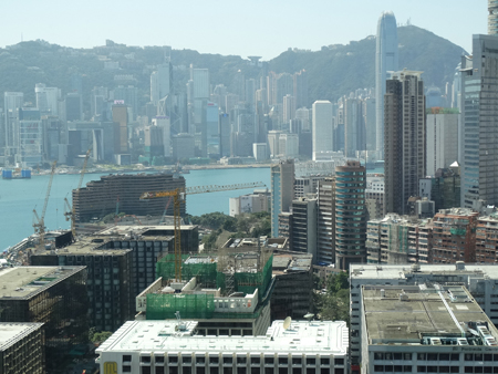 Trabajos de ampliacin del hotel 'The Royal Garden de Hong Kong
