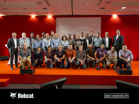 Distribuidores de Bobcat galardonados durante la Convencin 2014