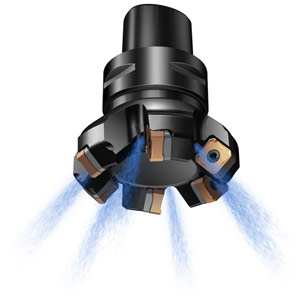 CoroMill 345 con refrigerante interno disponible para los cortadores de hasta 125 mm de dimetro