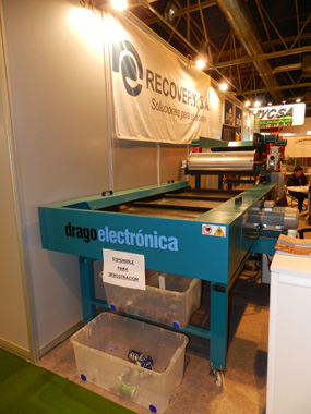Separador de Drago Electrnica en el stand de Recovery, Soluciones para el Reciclaje en SRR 2014
