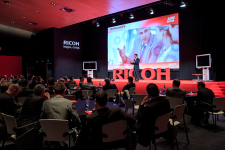Presentacin en Bilbao de las novedades de Ricoh Espaa al canal de distribucin