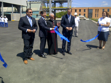 Inauguracin de la nueva central de cogeneracin de Huntsman en Italia