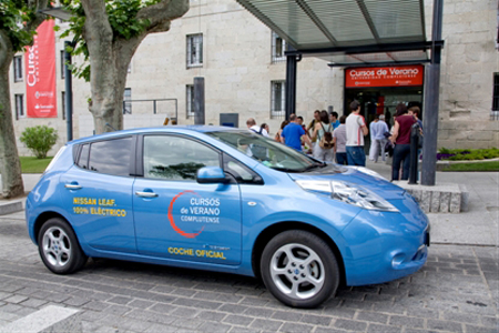 Nissan Leaf, coche oficial cursos de verano UCM