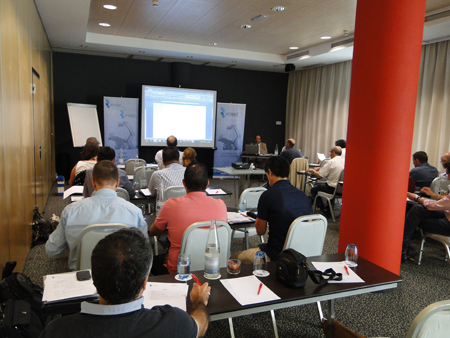 Asistentes a la reunin del Comit de Formacin de Anapat en Madrid